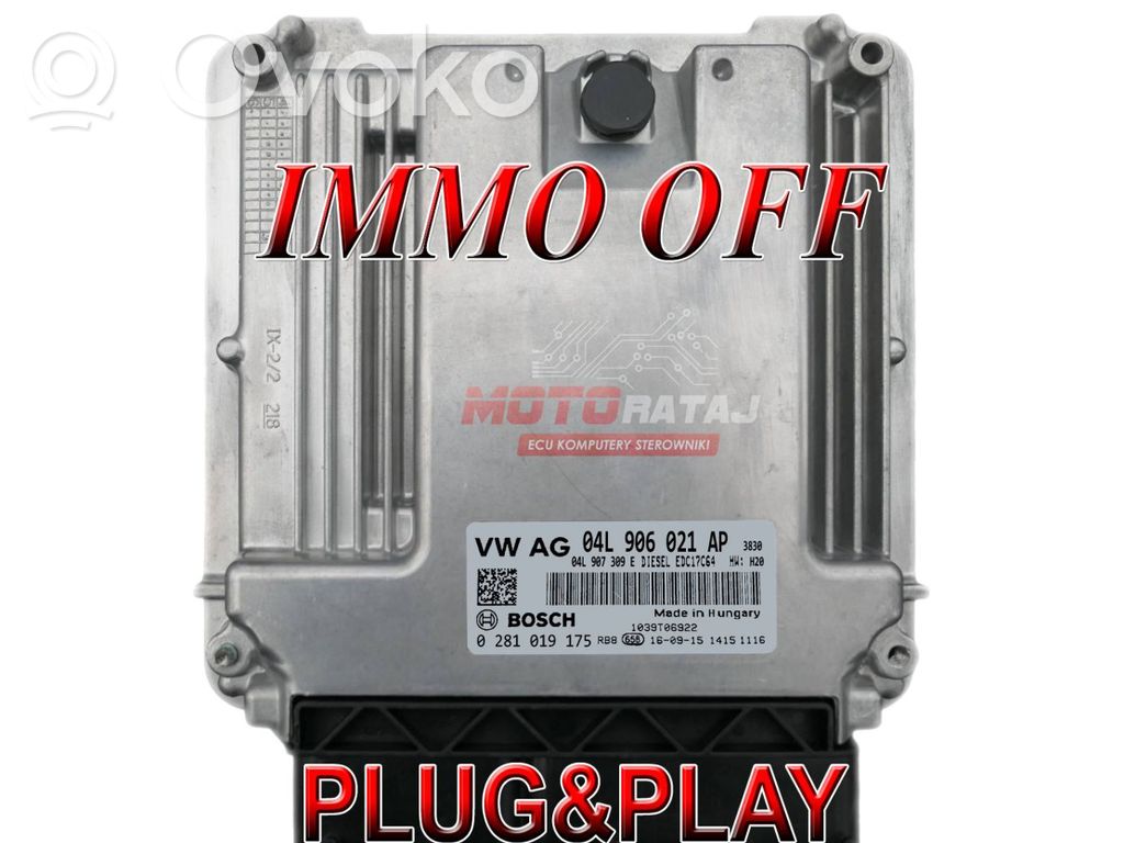 Volkswagen Golf VI Engine control unit/module 