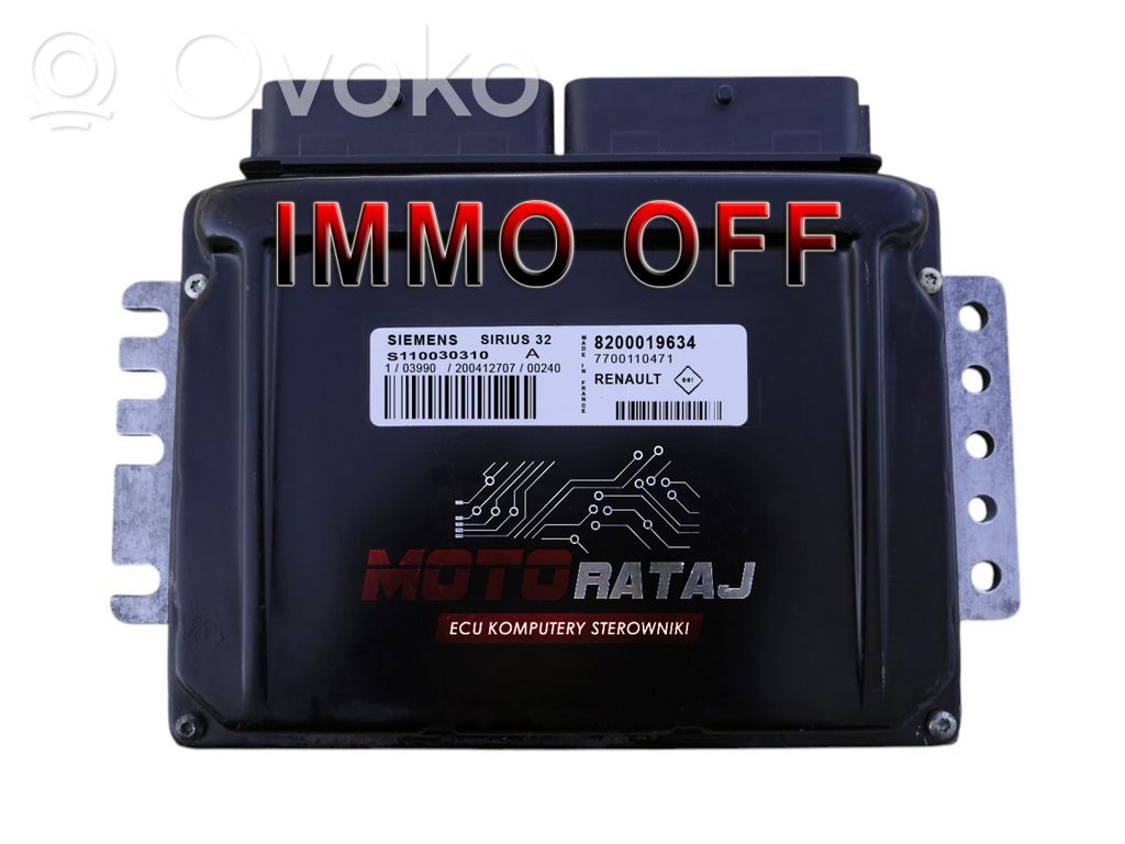 Renault Megane I Engine control unit/module 