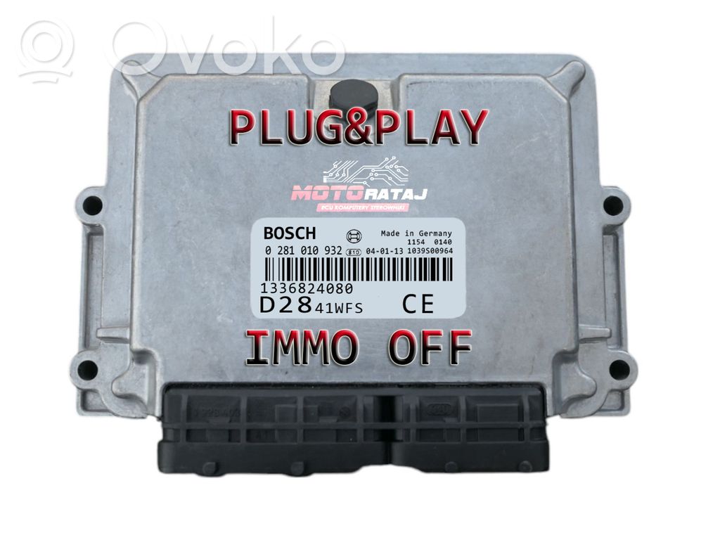 Engine control unit/module   1336824080,0281010932