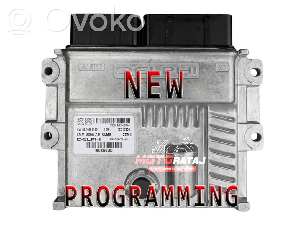 Engine control unit/module ECU   42015358,9824601180