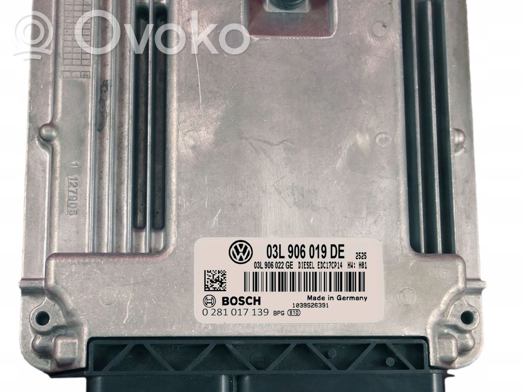 Seat Exeo (3R) Engine control unit/module 