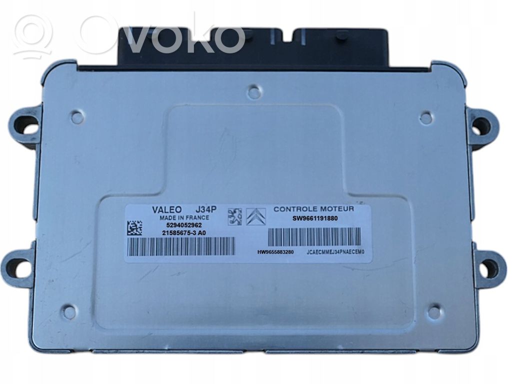 Engine control unit/module   9661191880,21585675,9655883280