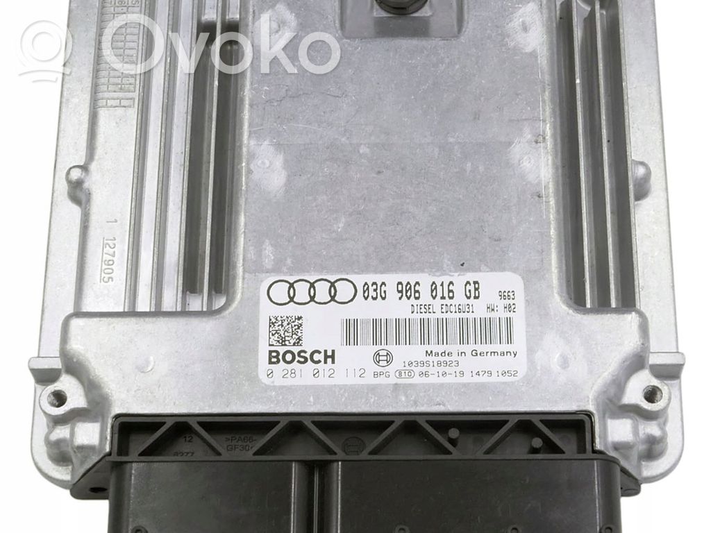 Audi A6 S6 C6 4F Engine control unit/module 
