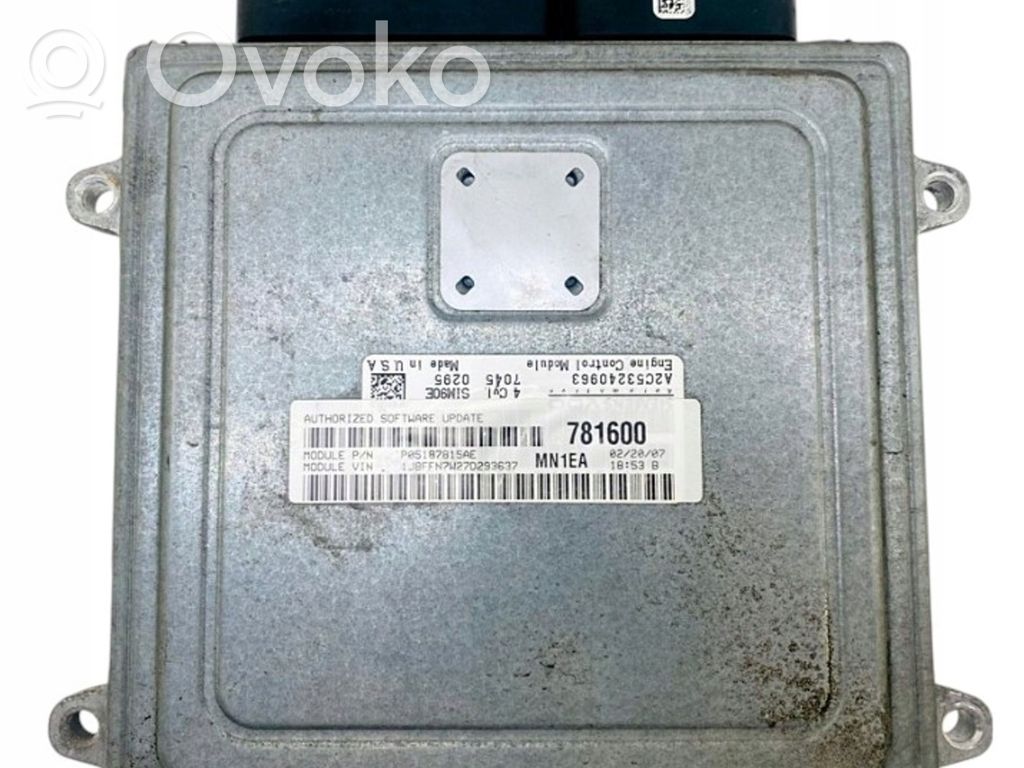 Jeep Patriot Engine control unit/module 