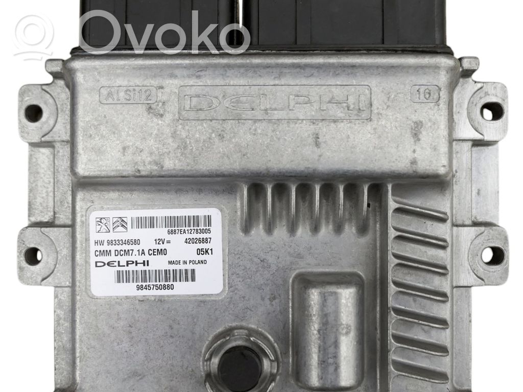 Citroen Jumpy Engine control unit/module 