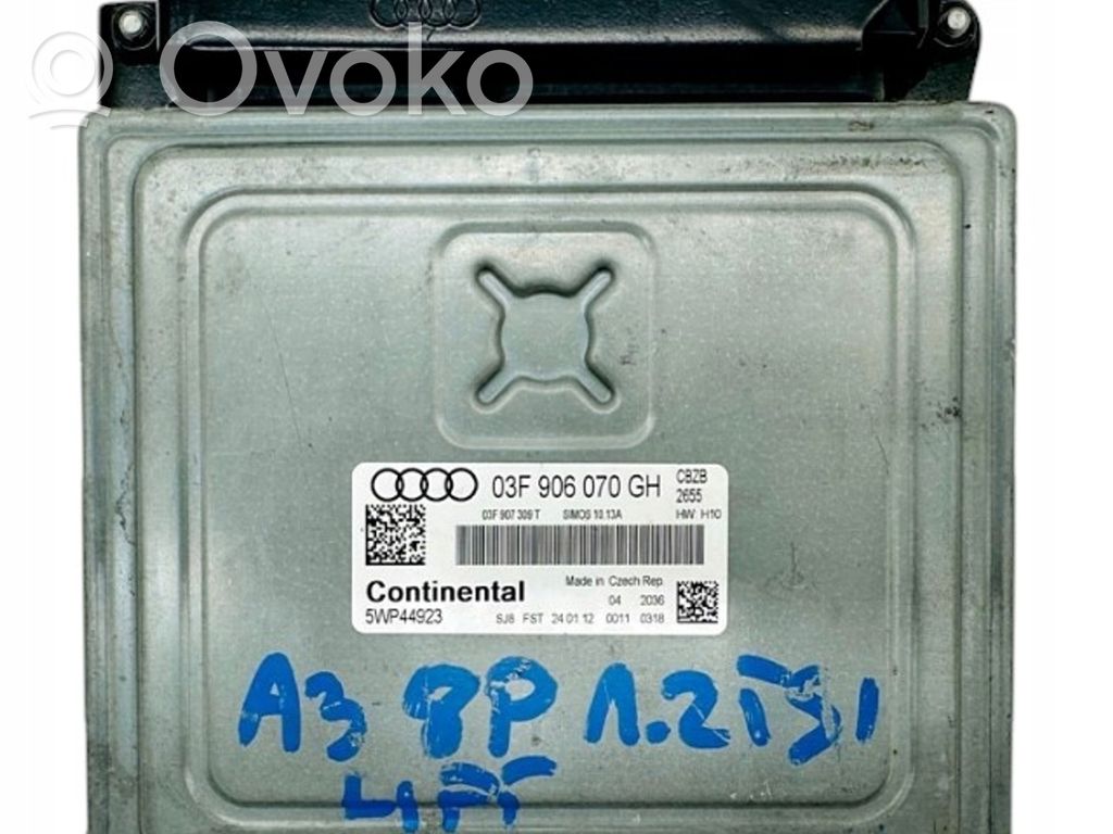 Engine control unit/module   03F906070GH,5WP44923,CBZ