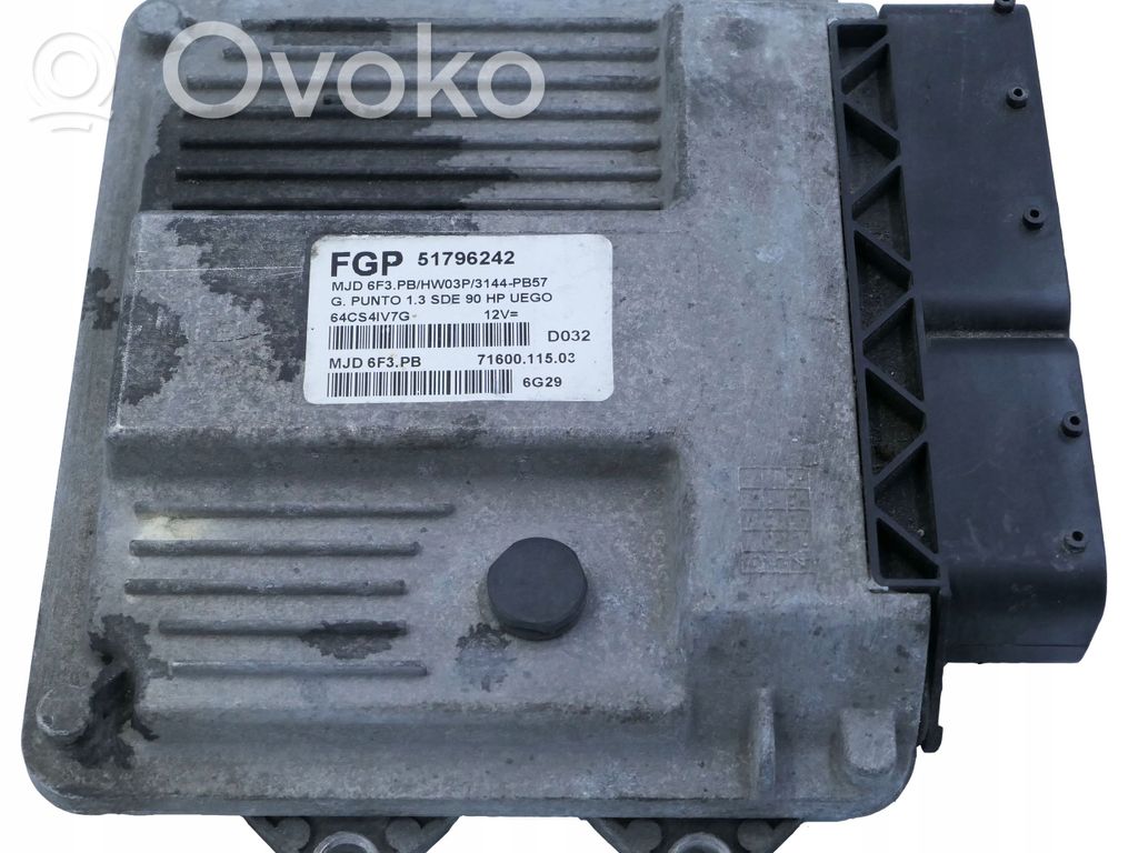 Sterownik / Moduł ECU   51796242,MJD6F3PB
