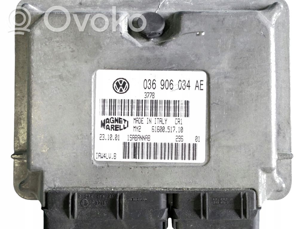 Skoda Fabia Mk1 (6Y) Engine control unit/module 
