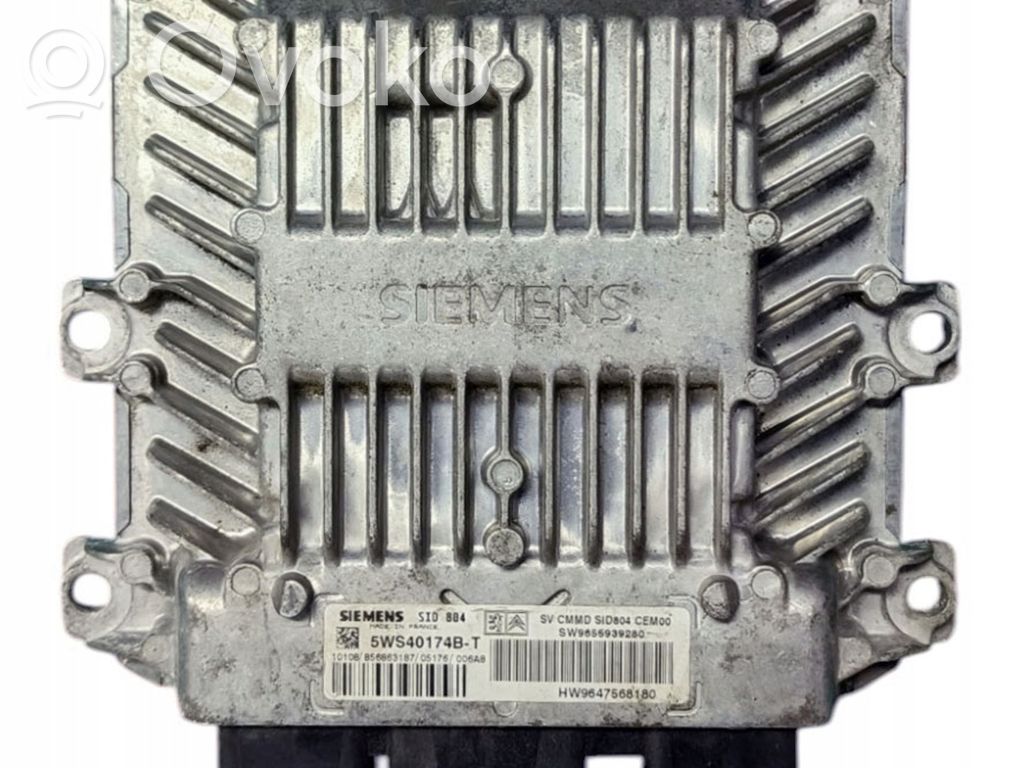 Peugeot 206 Unidad de control/módulo del motor 
