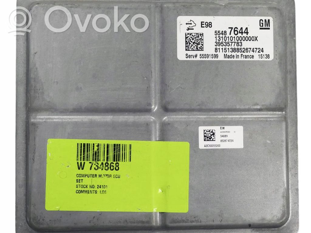 Opel Zafira C Engine control unit/module 