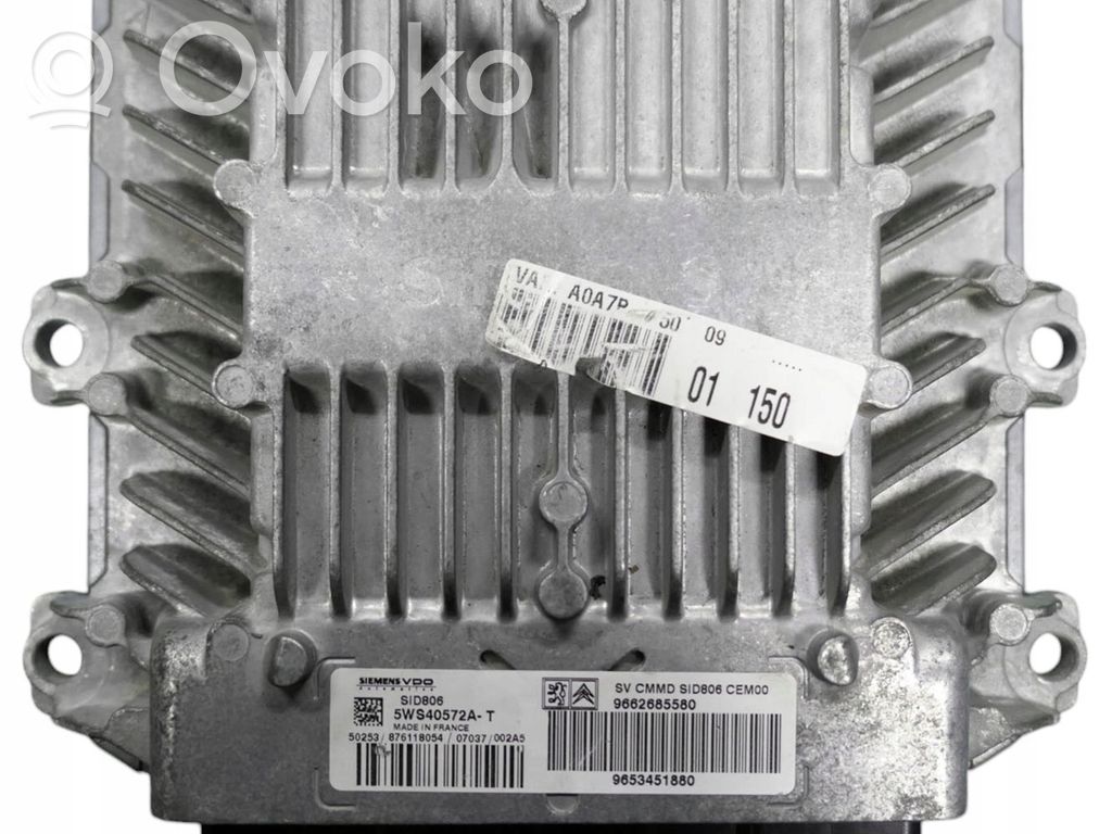 Peugeot 1007 Engine control unit/module 