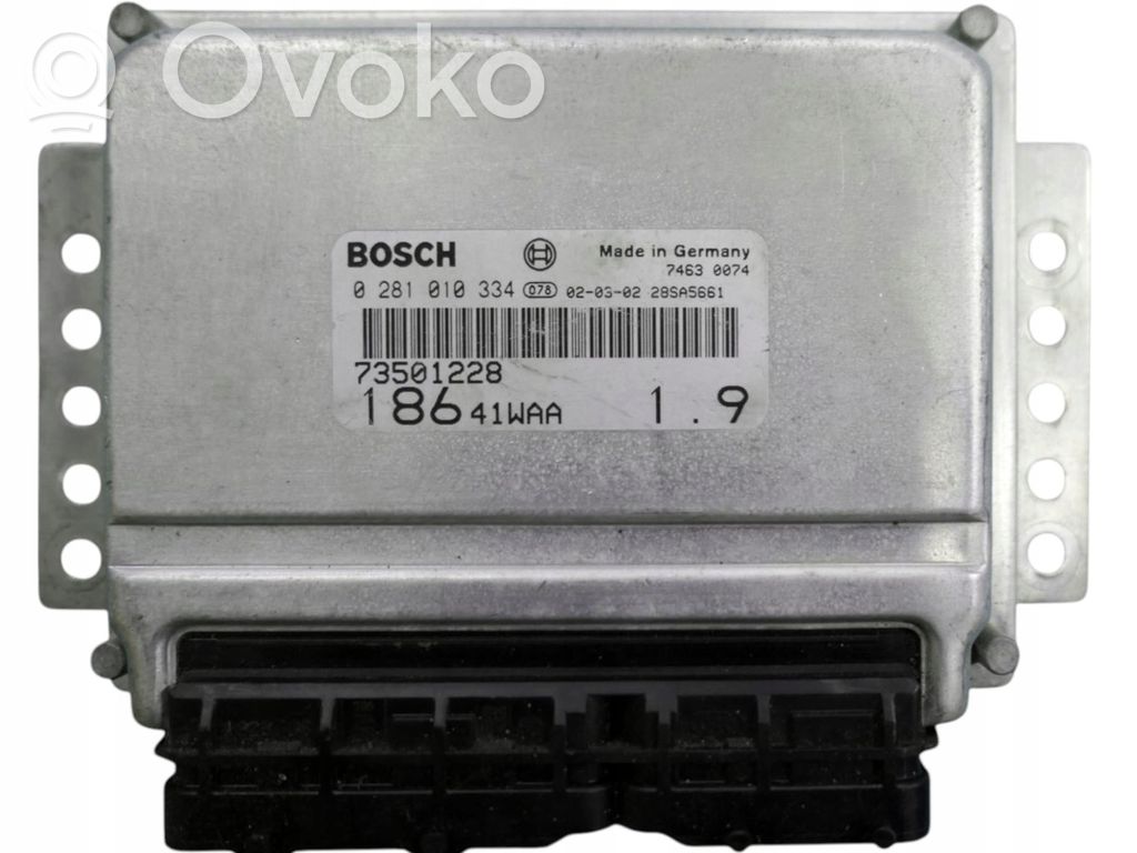 Engine control unit/module   73501228,0281010334,46517276