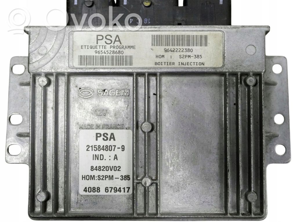 Citroen C2 Engine control unit/module 