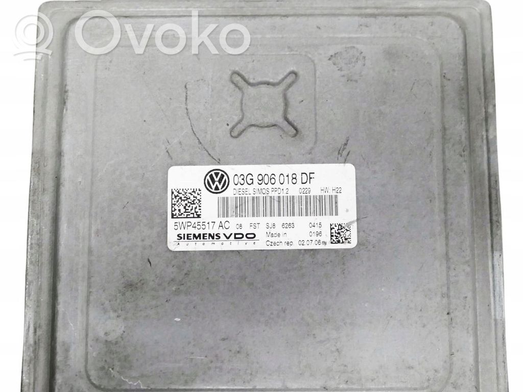 Volkswagen Golf V Engine control unit/module 