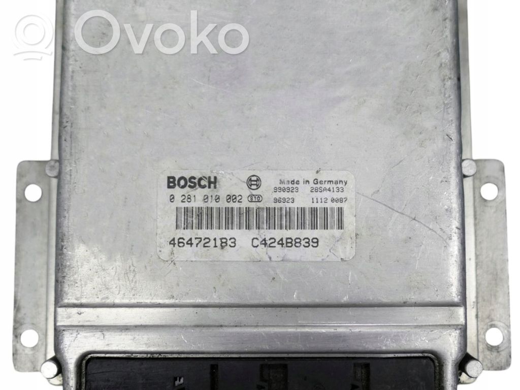 Engine control unit/module   46472183,0281010002