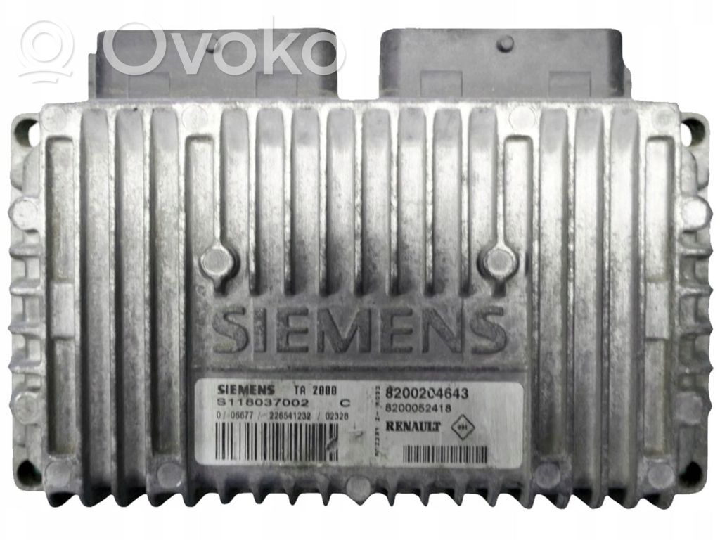 Renault Clio III Engine control unit/module 