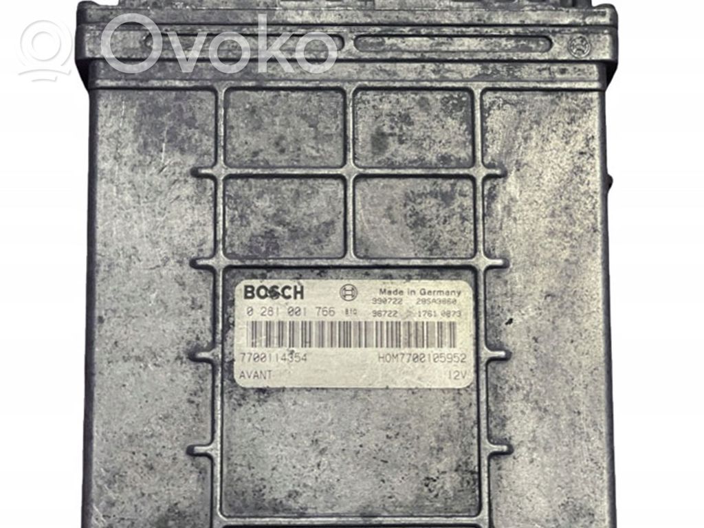 Engine control unit/module   0281001766,HOM7700105952