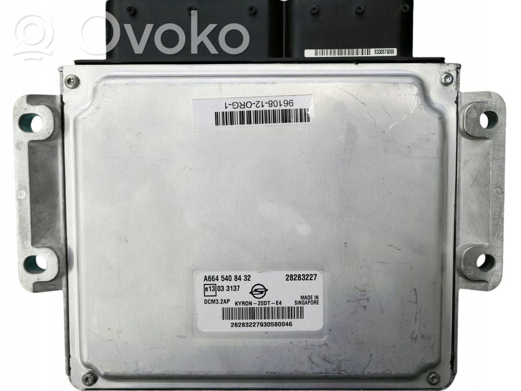 Engine control unit/module   A6645408432,28283227