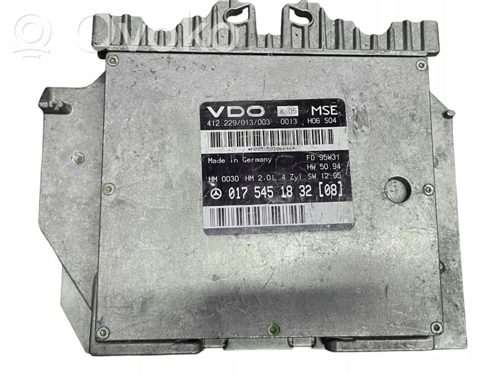 Mercedes-Benz E W210 Unidad de control/módulo de la caja de cambios 