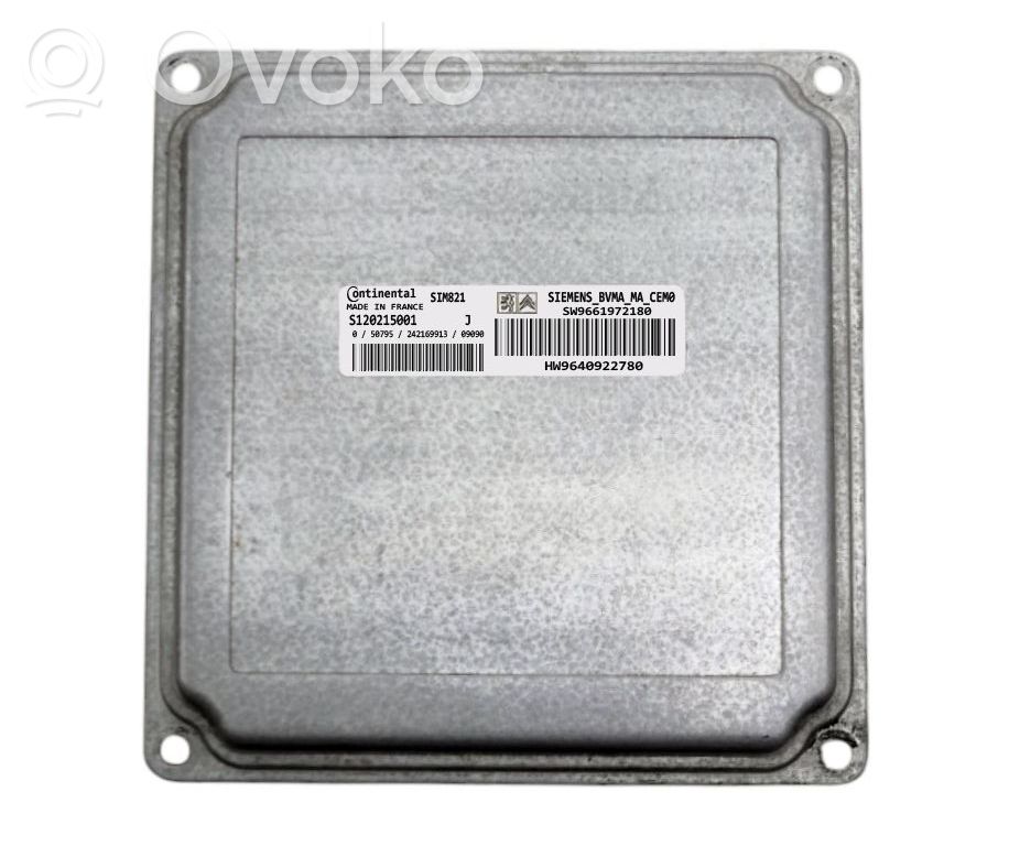 Gearbox control unit/module   S120215001J,9640922780,9661972180