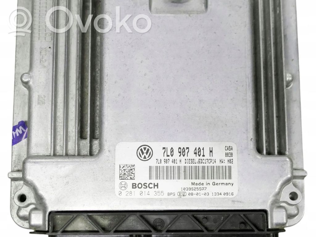 Volkswagen Touareg I Engine control unit/module 