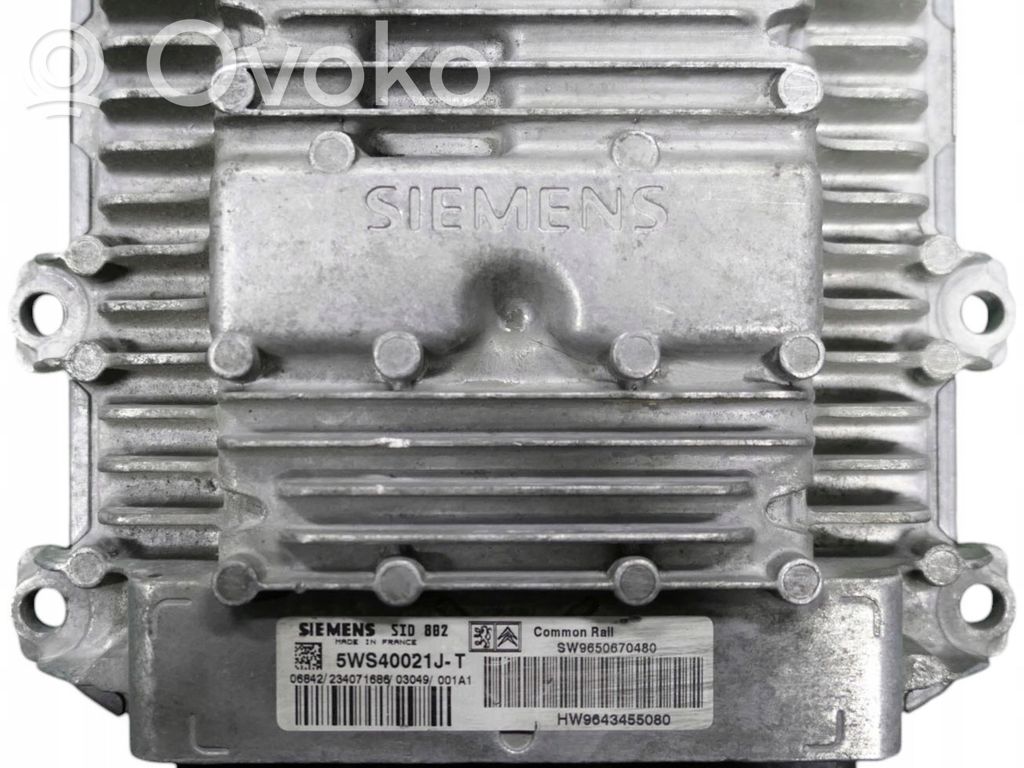 Citroen C3 Engine control unit/module 