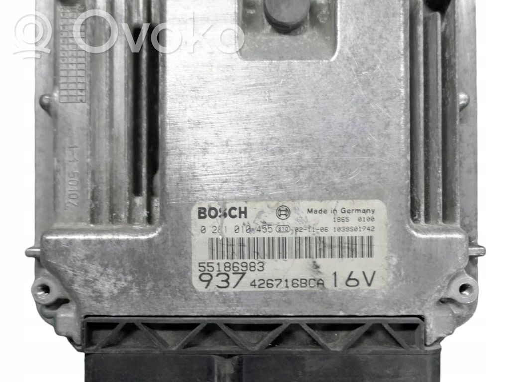 Alfa Romeo 147 Engine control unit/module 