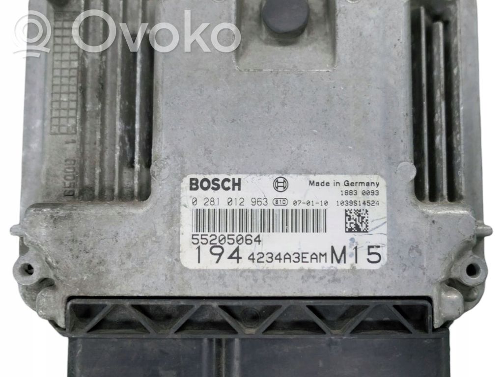 Engine control unit/module   55205064,0281012963