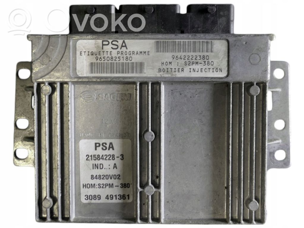 Citroen C3 Engine control unit/module 