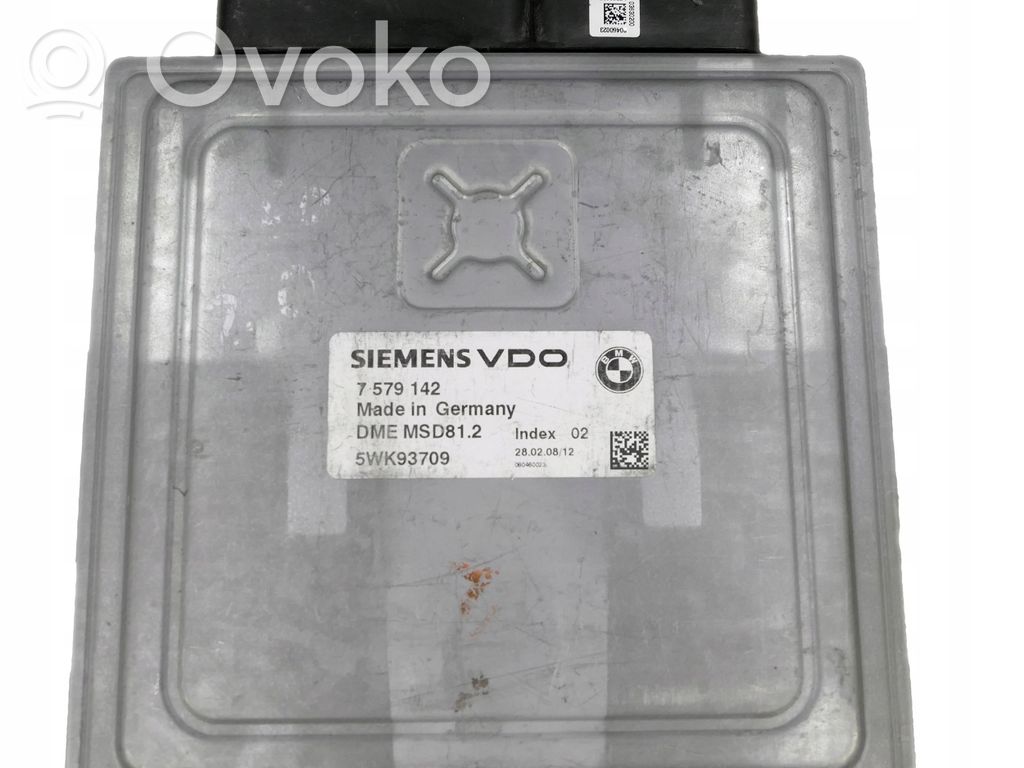 Unidad de control/módulo del motor   7579142,5WK93709,MSD81