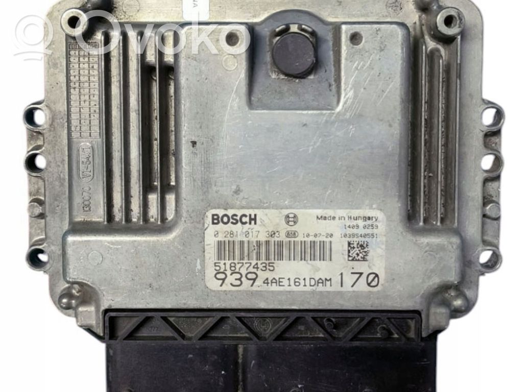 Engine control unit/module   51877435,0281017303