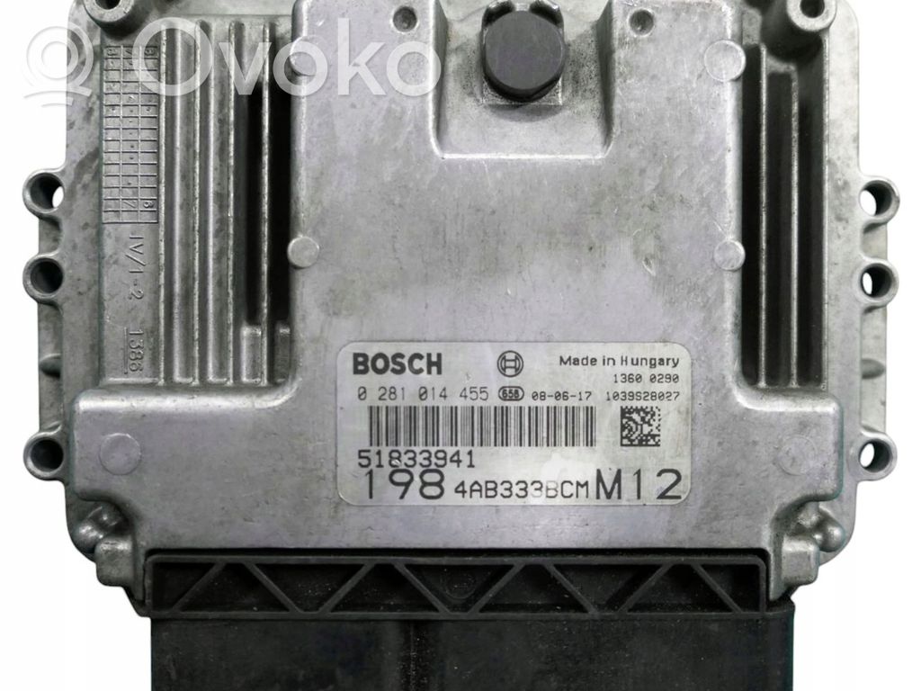 Fiat Bravo Engine control unit/module 