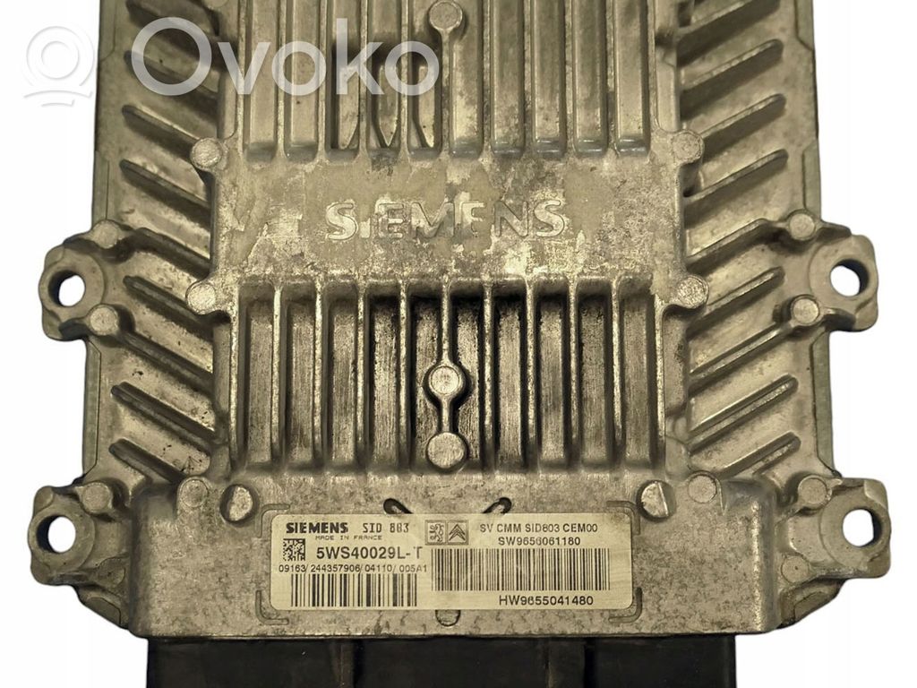 Peugeot 307 Engine control unit/module 