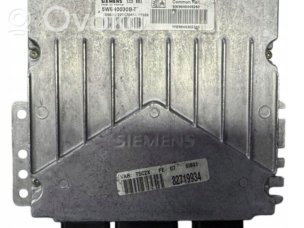 Peugeot 307 Engine control unit/module 