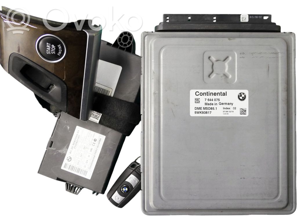 BMW X6 E71 Engine ECU kit and lock set 