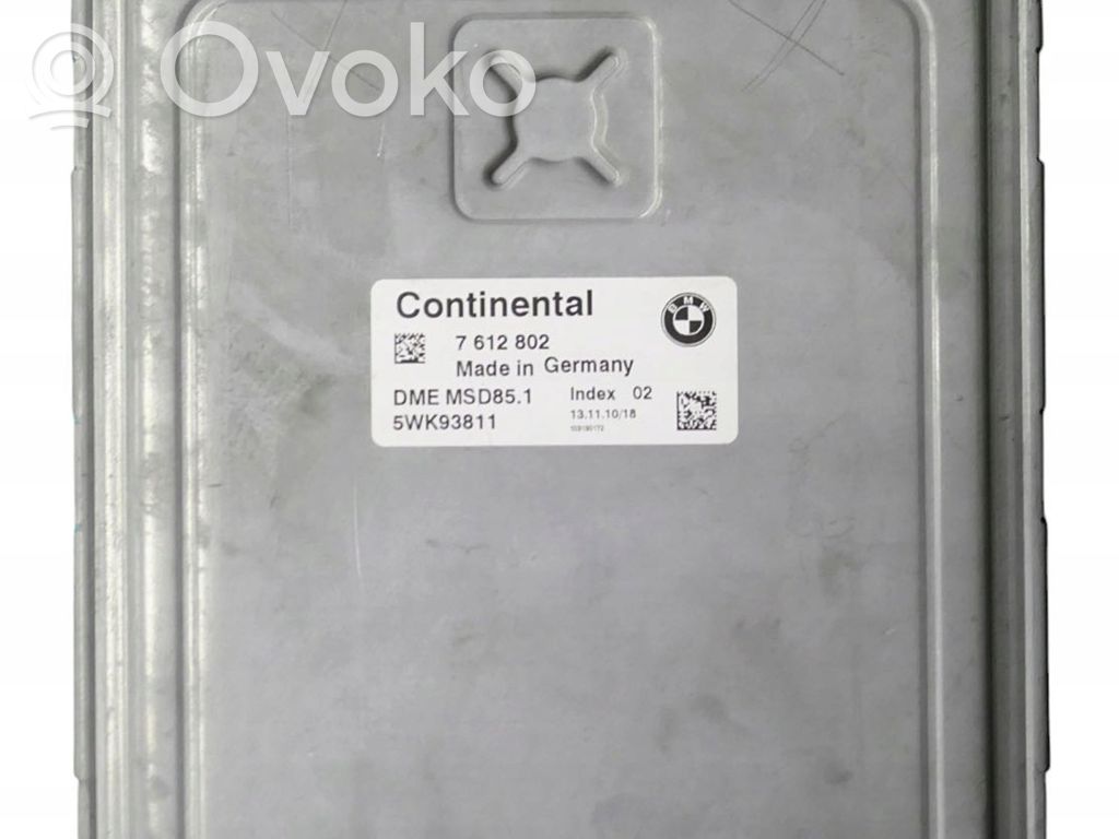 Moottorin ohjainlaite/moduuli   7612802,5WK93811,MSD85