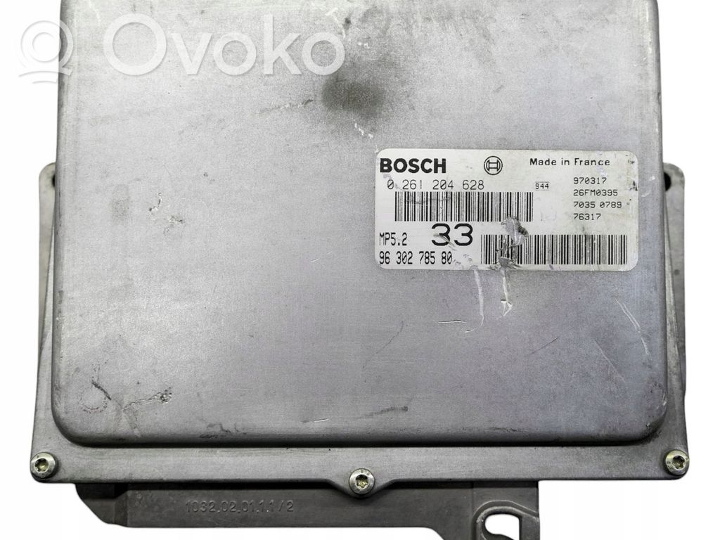 Peugeot 308 Engine control unit/module 