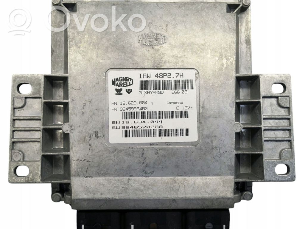 Engine control unit/module   9646570280,IAW48P2