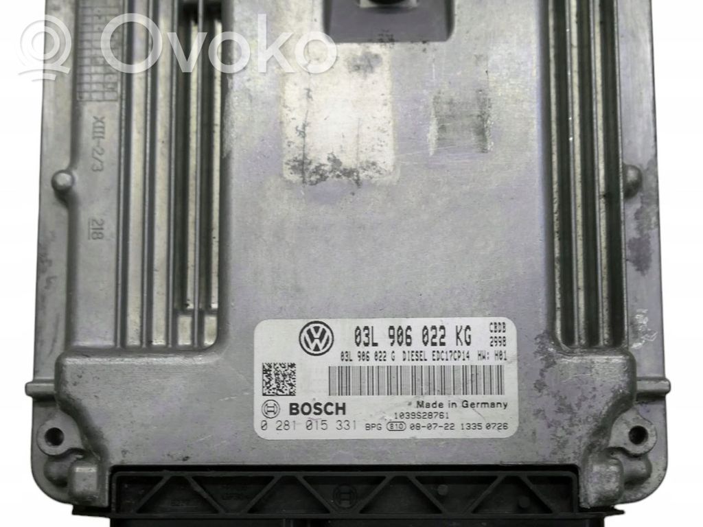 Volkswagen Jetta VI Sterownik / Moduł ECU 