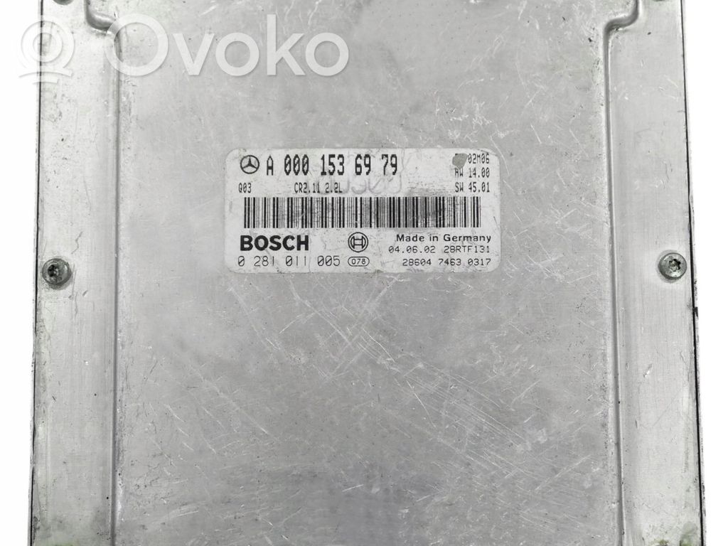 Mercedes-Benz C W203 Unitate/modul de control motor 