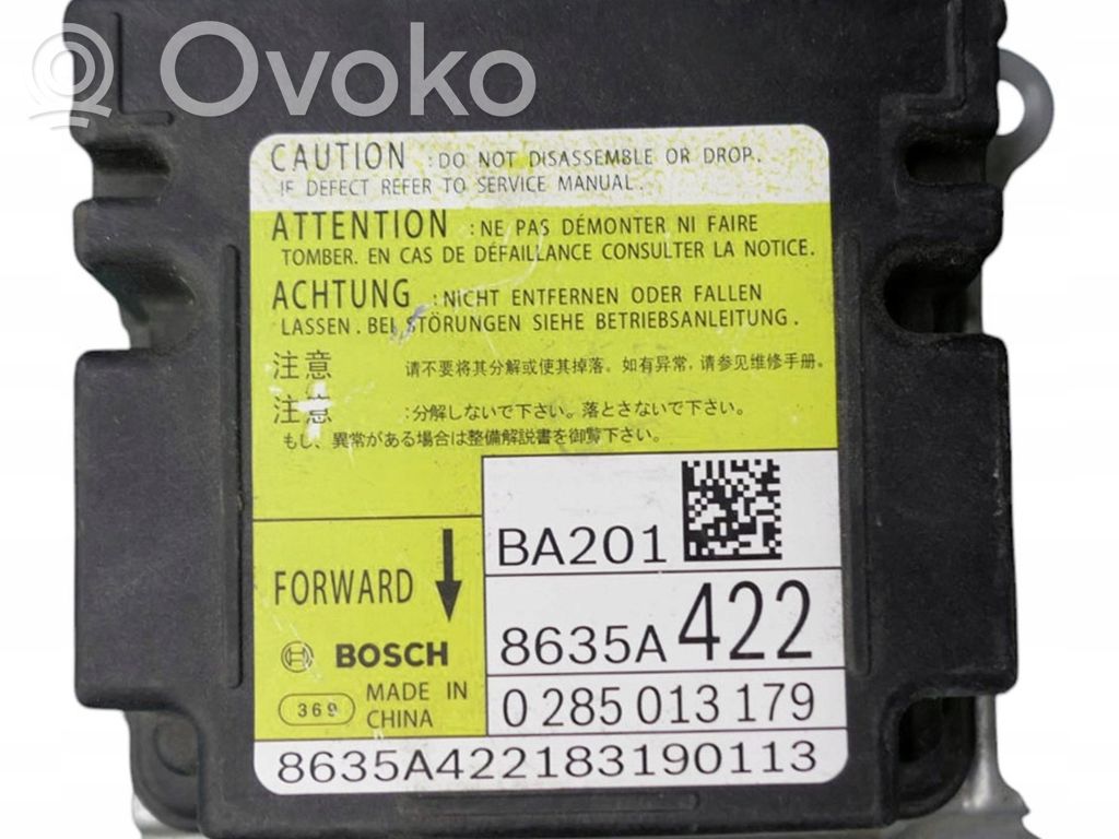 Mitsubishi Eclipse Cross Unitate/modul de comandă airbaguri 