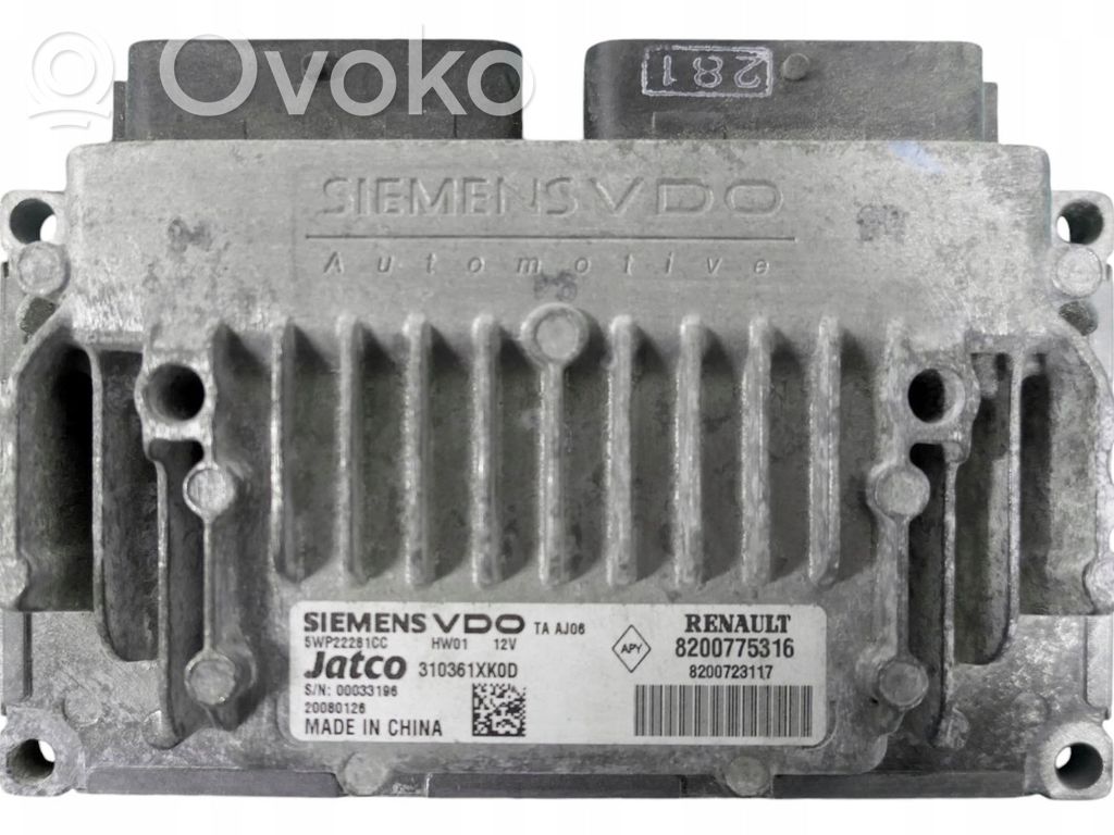 Renault Laguna III Gearbox control unit/module 