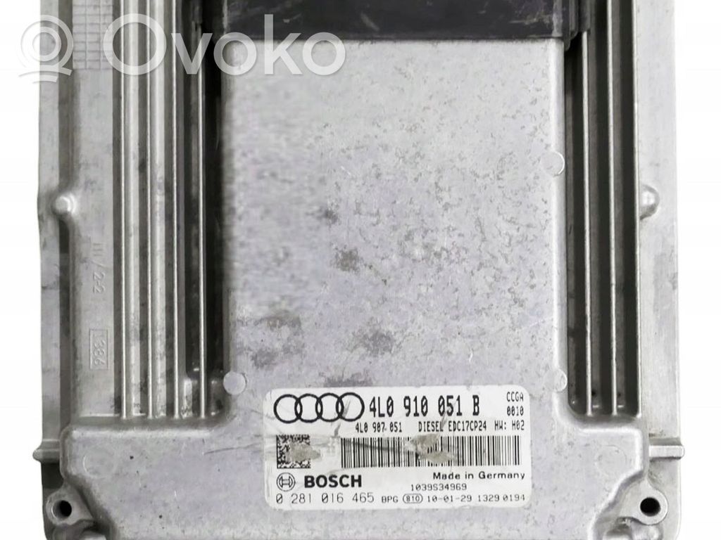 Audi Q7 4L Unidad de control/módulo del motor 