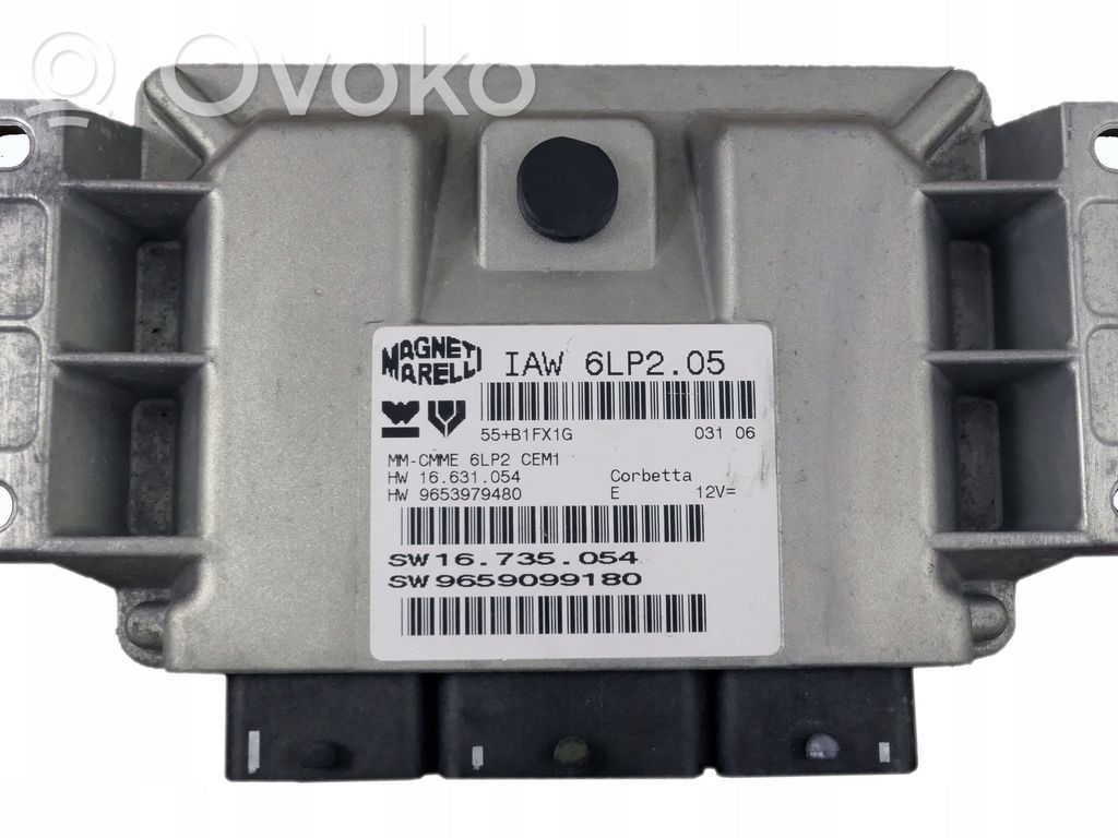 Engine control unit/module   9659099180,IAW6LP2