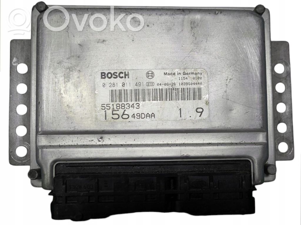 Engine control unit/module   55188343,0281011491
