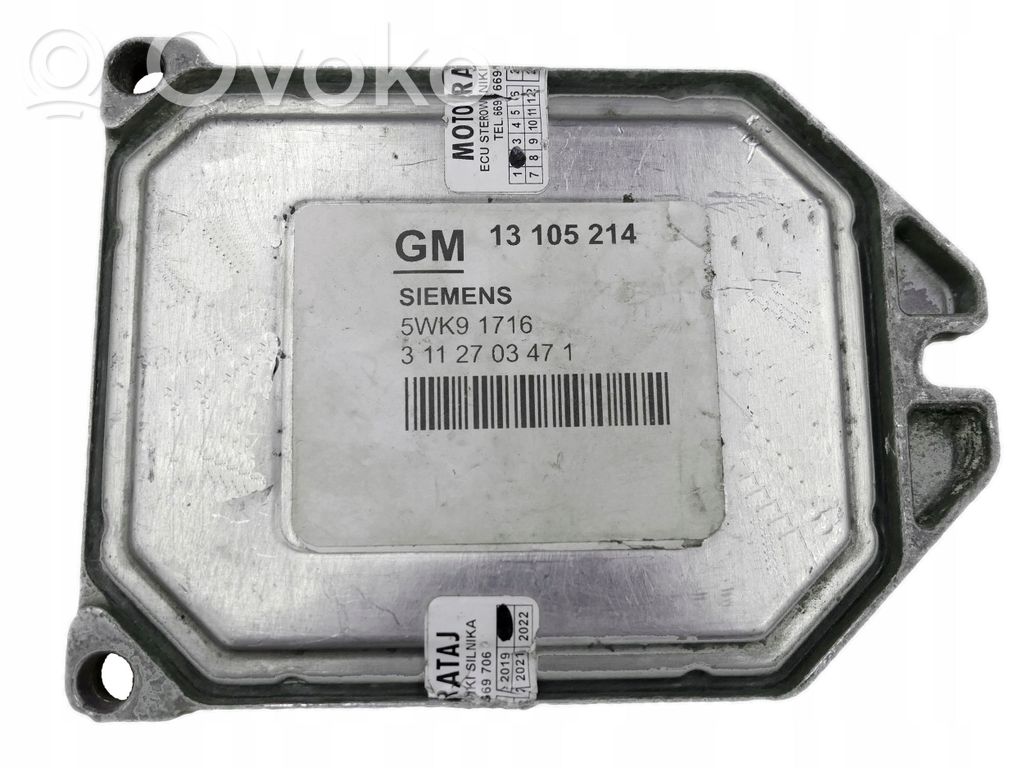 Engine control unit/module   13105214,5WK91716