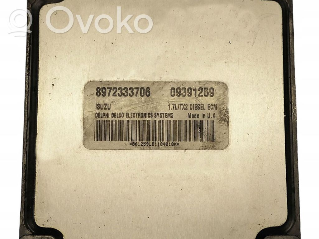 Engine control unit/module   8972333706,09391259