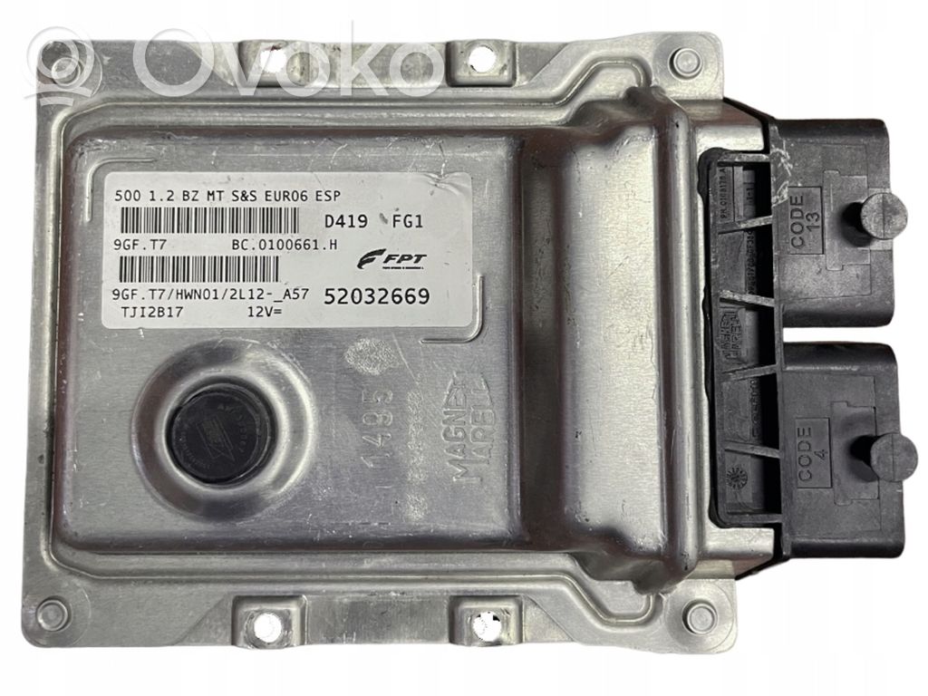 Fiat 500 Engine control unit/module 