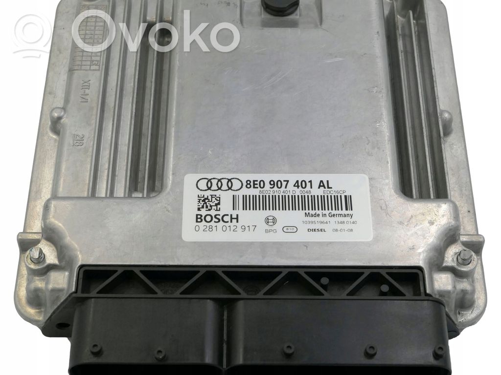 Audi A4 S4 B6 8E 8H Engine control unit/module 