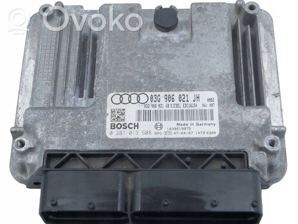 Audi A3 S3 A3 Sportback 8P Engine control unit/module 